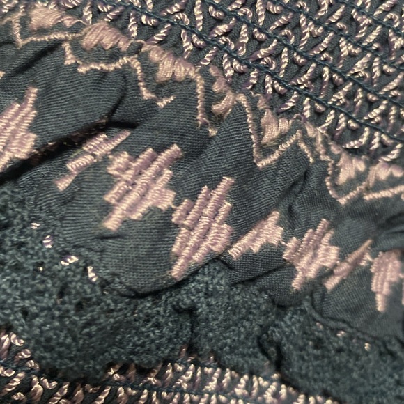 Anthropologie Smocked Embroidered Tank S - Picture 13 of 16